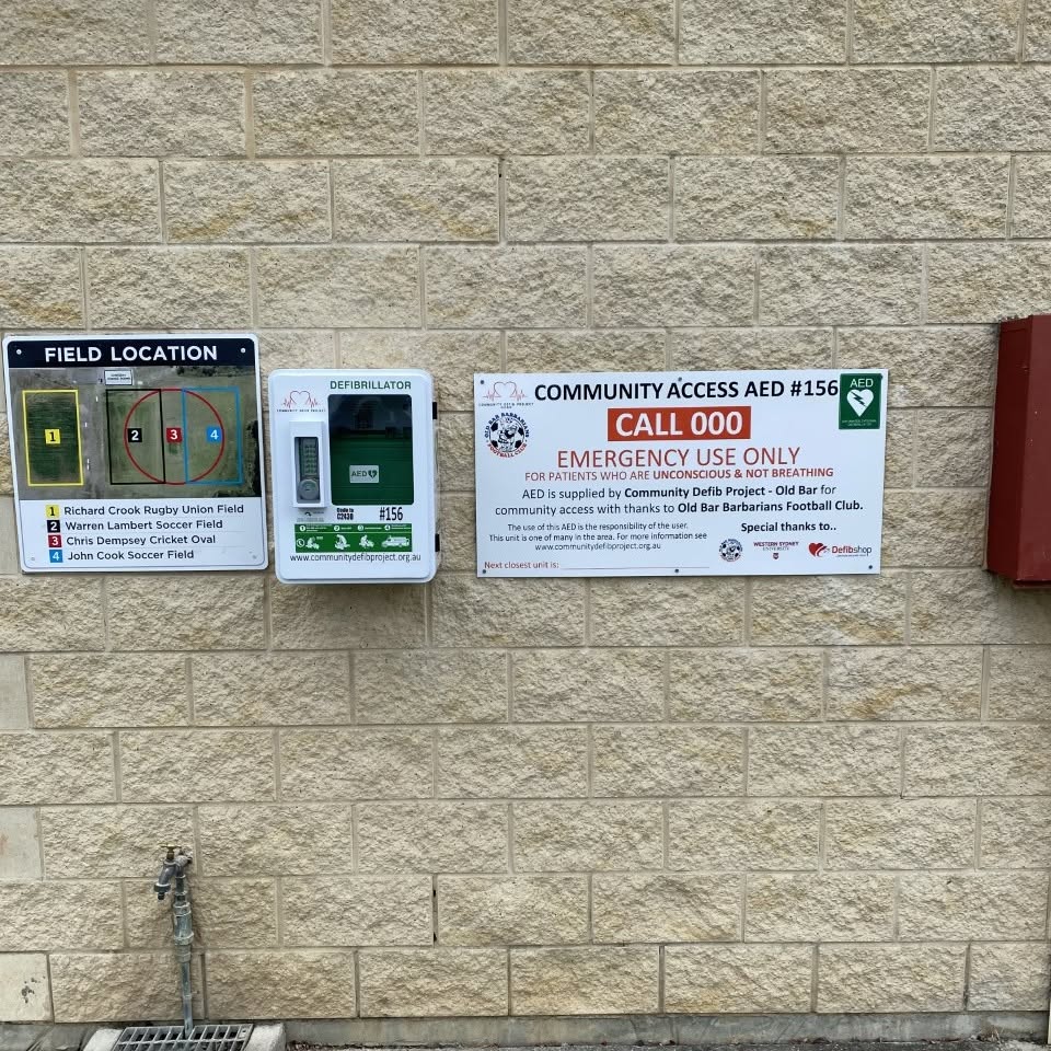 Community AED 156 installation