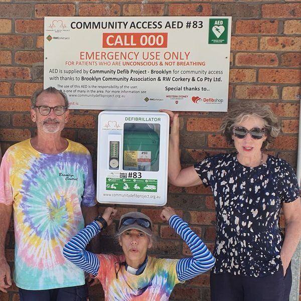 Recorded installation of AED 83
